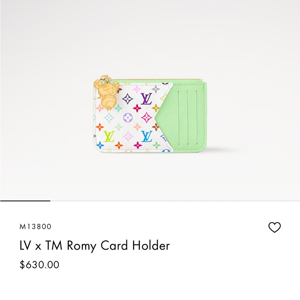 LV x TM Multicolor Card Holder